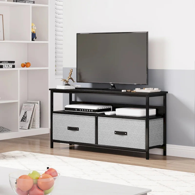 TV Stand and Dresser with Fabric Drawers - 42 Inches