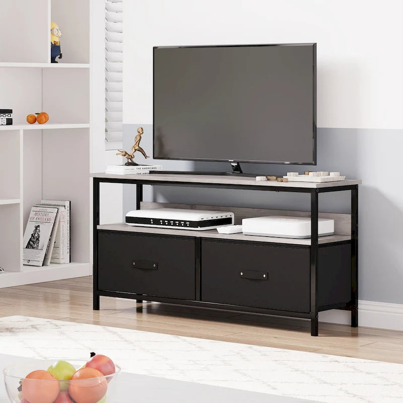 TV Stand and Dresser with Fabric Drawers - 42 Inches
