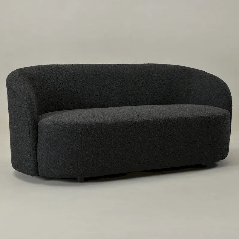 Upholstered Loveseat Boucle Sofa Couch, 68W