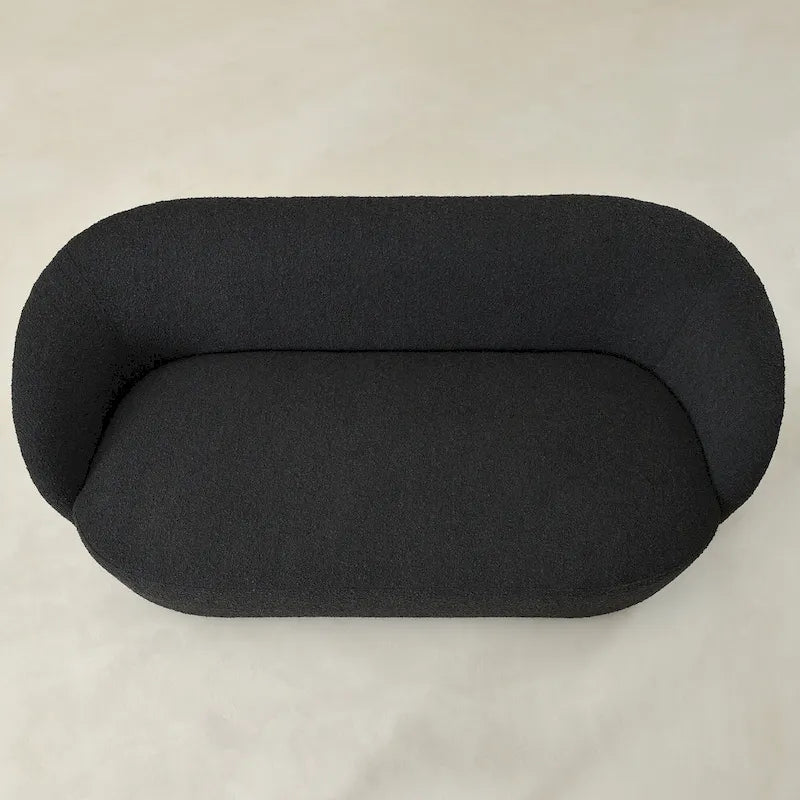 Upholstered Loveseat Boucle Sofa Couch, 68W