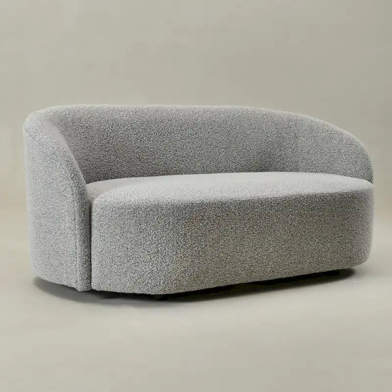 Upholstered Loveseat Boucle Sofa Couch, 68W