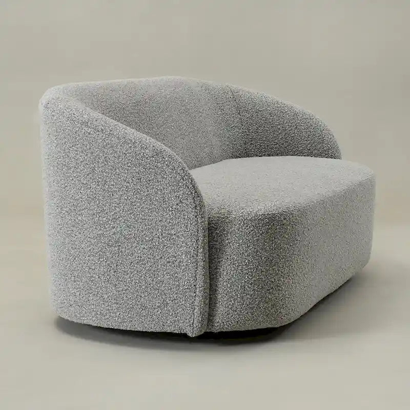 Upholstered Loveseat Boucle Sofa Couch, 68W