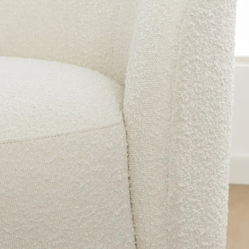 Upholstered Loveseat Boucle Sofa Couch, 68W
