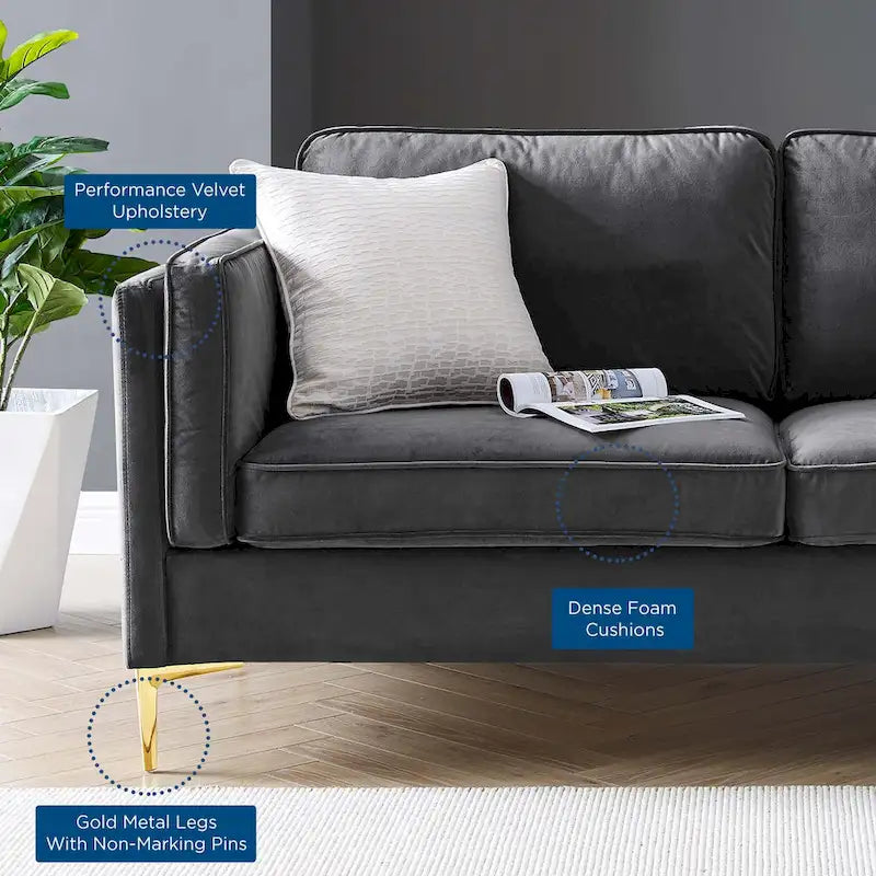 Performance Velvet Sofa