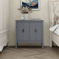 2-Door Wooden Storage Cabinet with Vintage Style