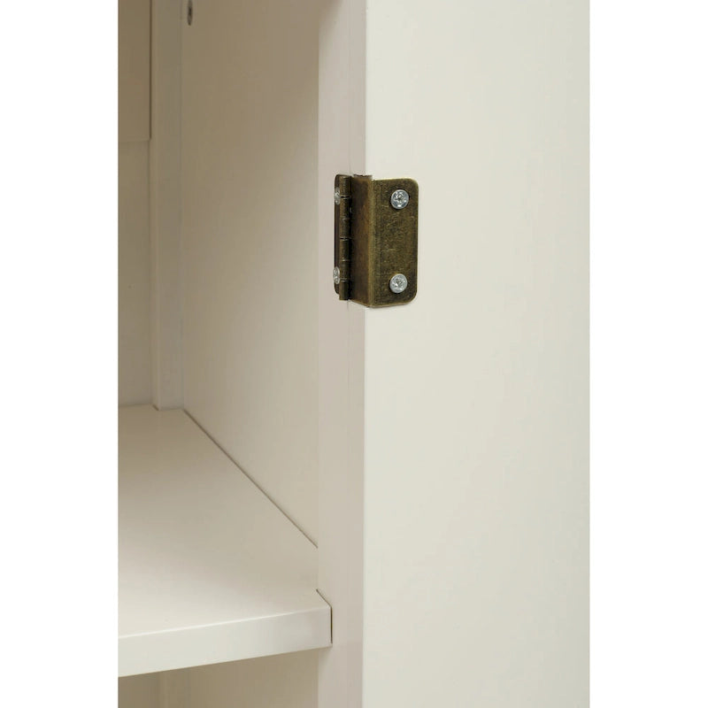 2-Door Wooden Storage Cabinet with Vintage Style