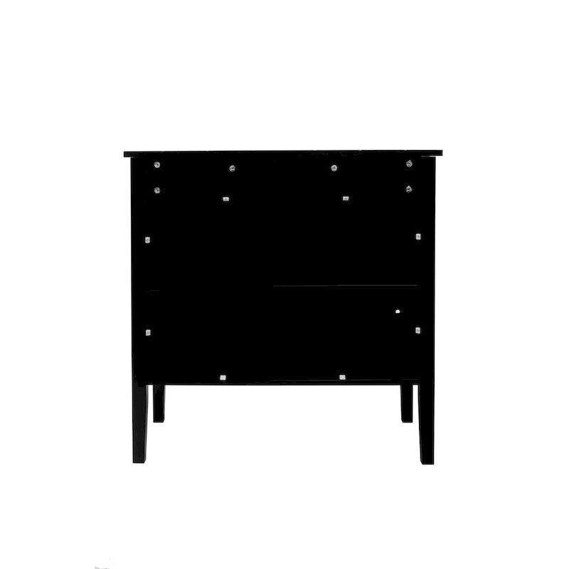 2-Door Wooden Storage Cabinet with Vintage Style