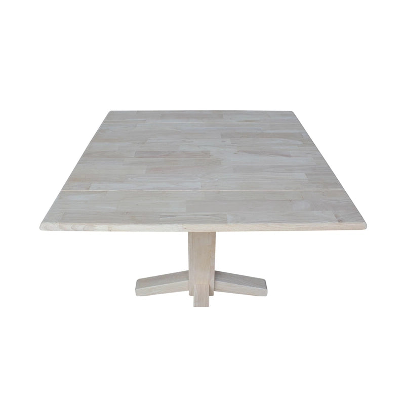 Square Dual Drop Leaf Dining Table