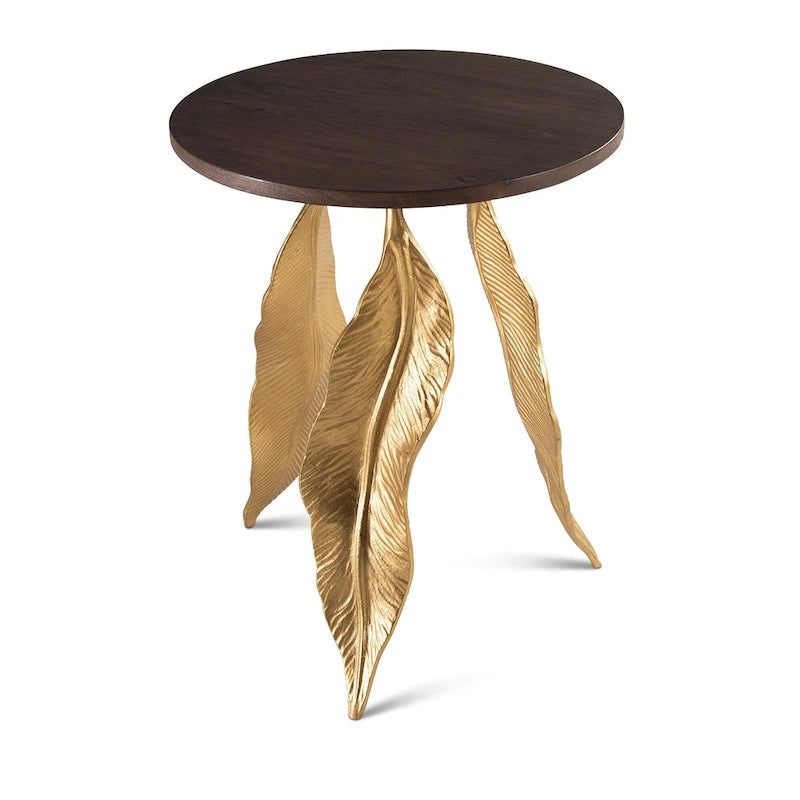 Walnut Mango Wood Accent Table
