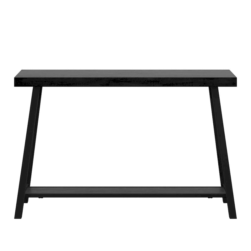 Rustic X-Base Sofa Entryway Table