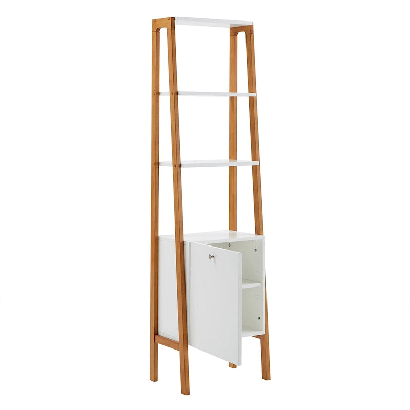 46 Wide Leaning Ladder Desk with Bookcase Option