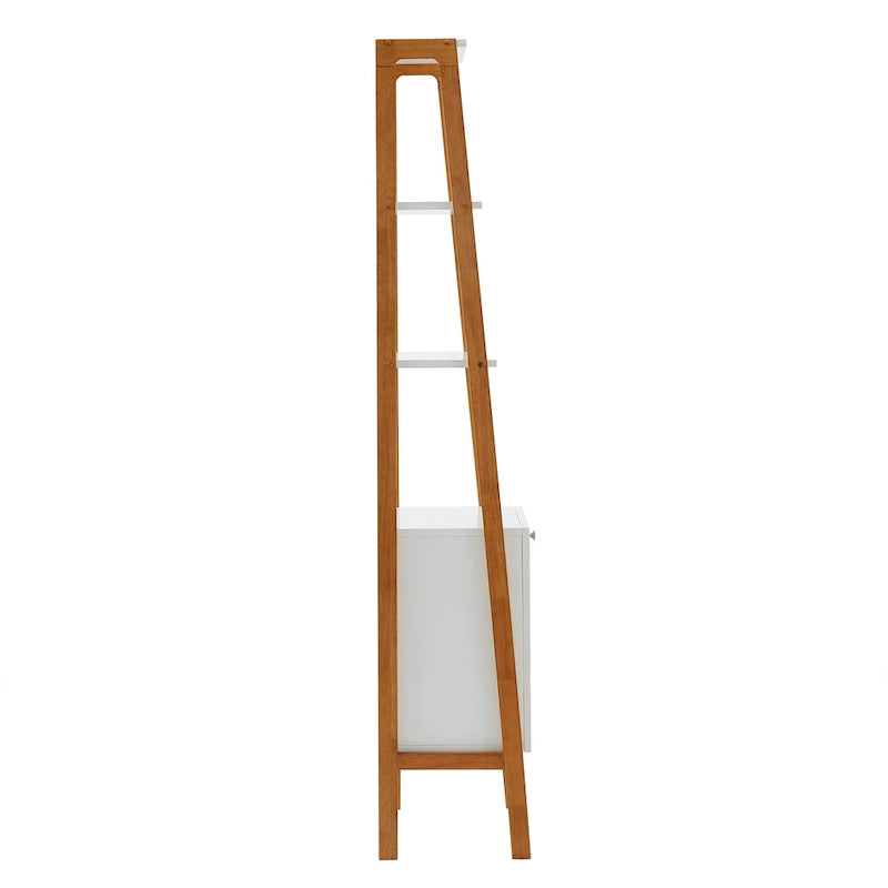 46 Wide Leaning Ladder Desk with Bookcase Option