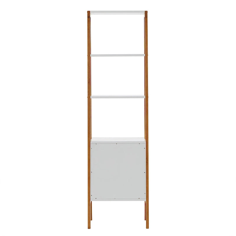 46 Wide Leaning Ladder Desk with Bookcase Option