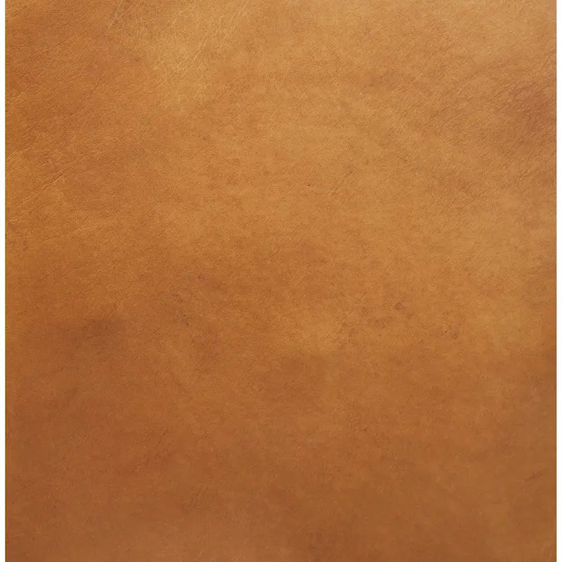 Cognac Genuine Leather Wrapped Sofa - 86.6L x 38.6W x 26.4H