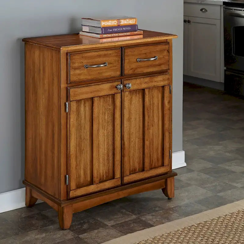 Oak Buffet with Wood Top