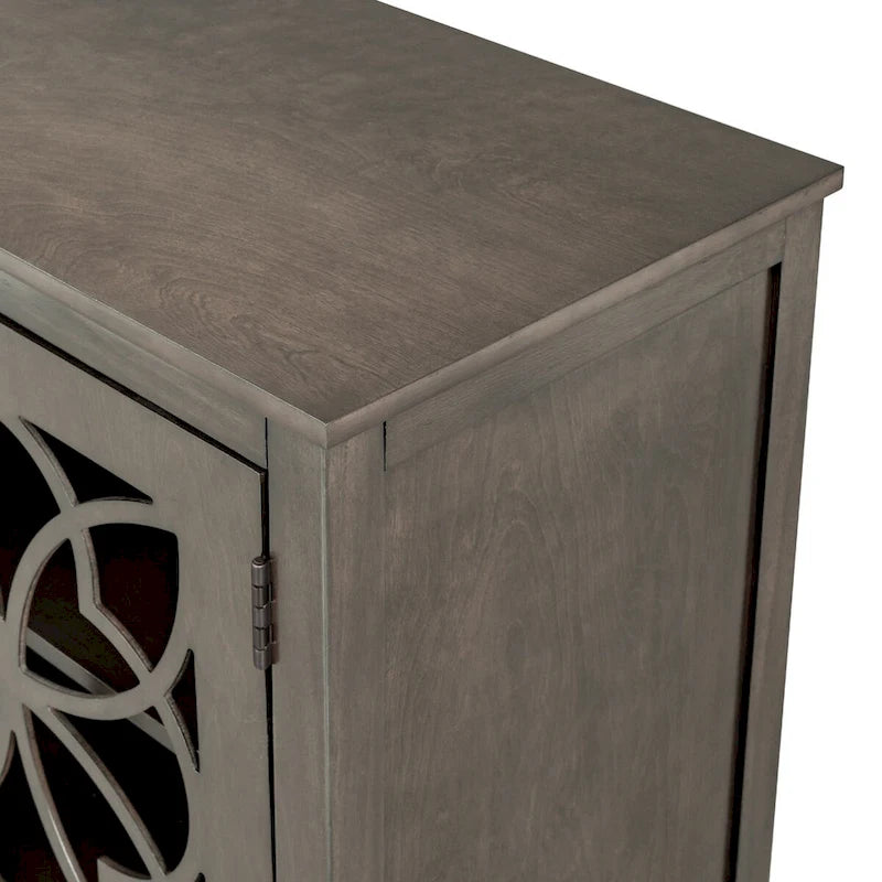 Accent Buffet Sideboard Storage Cabinet with Doors and Adjustable Shelf