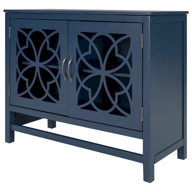 Accent Buffet Sideboard Storage Cabinet with Doors and Adjustable Shelf