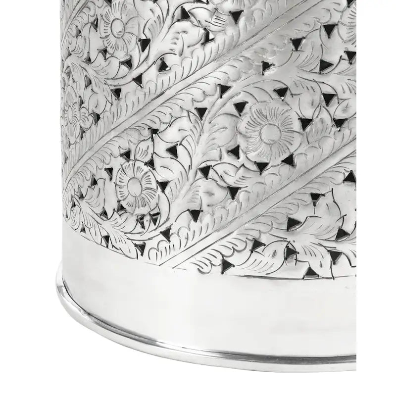 Silver End Table - 15Wx15Dx19H