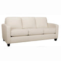 Italian Top Grain Leather Transitional Sofa