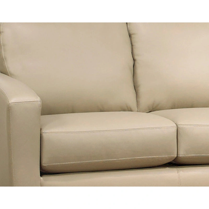 Italian Top Grain Leather Transitional Sofa