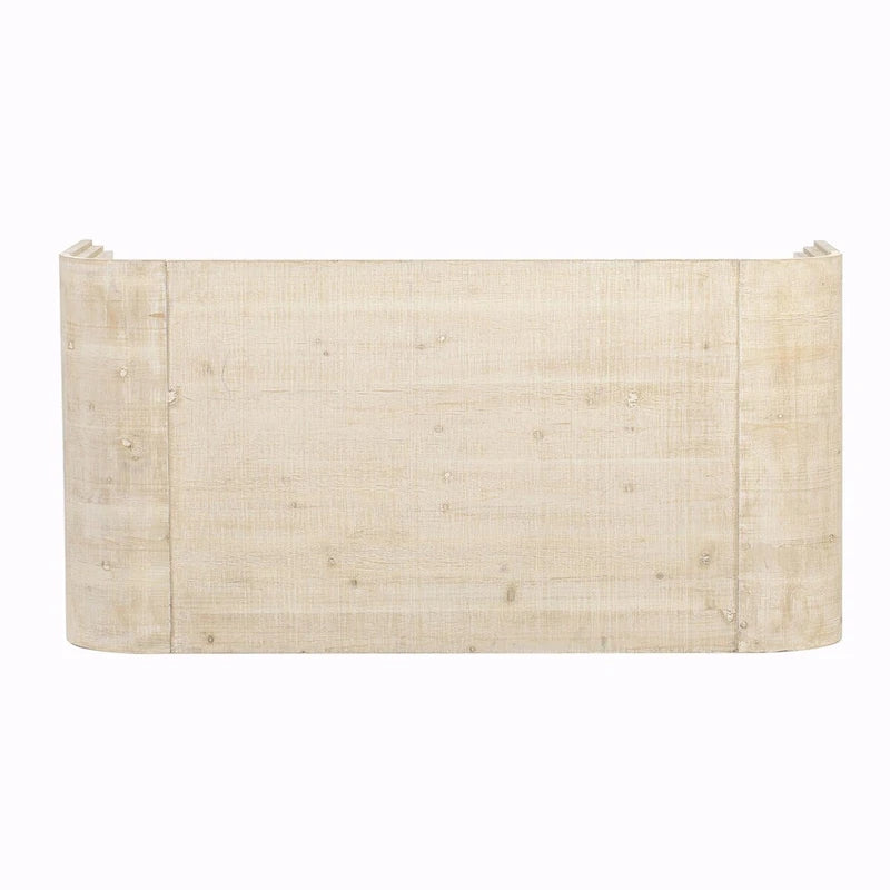 Minimalist Coffee Table with Curved Art Deco Design