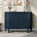Accent Storage Cabinet Sideboard with Antique Pattern Doors
