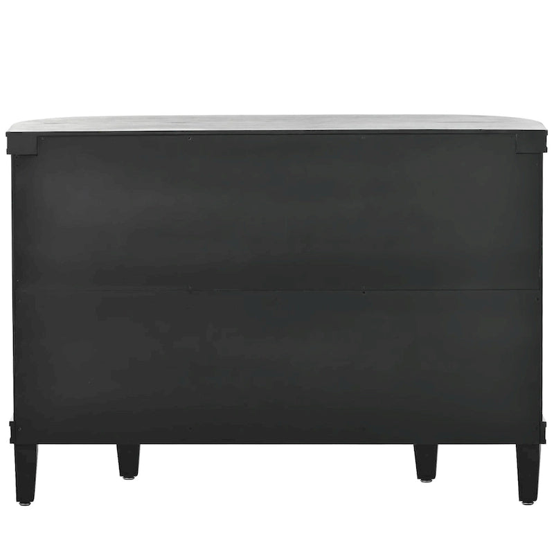Accent Storage Cabinet Sideboard with Antique Pattern Doors