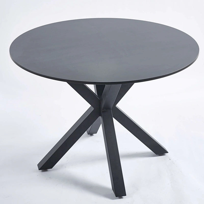 Round Dining Table for 4-6 People with Pedestal Base