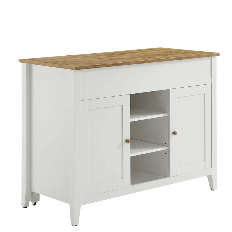 Kitchen Island with Pull-Out Table