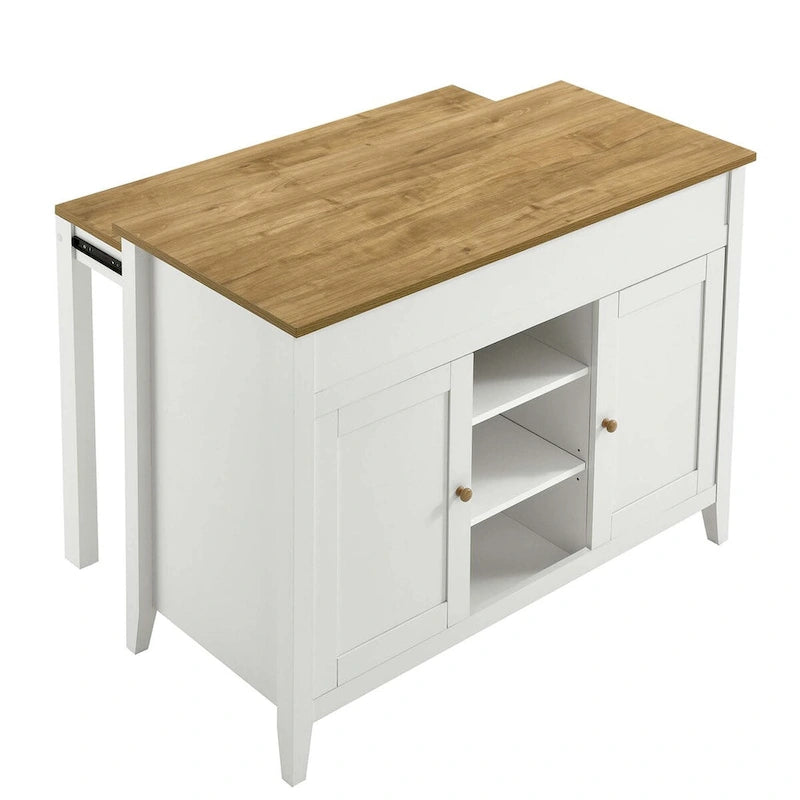 Kitchen Island with Pull-Out Table