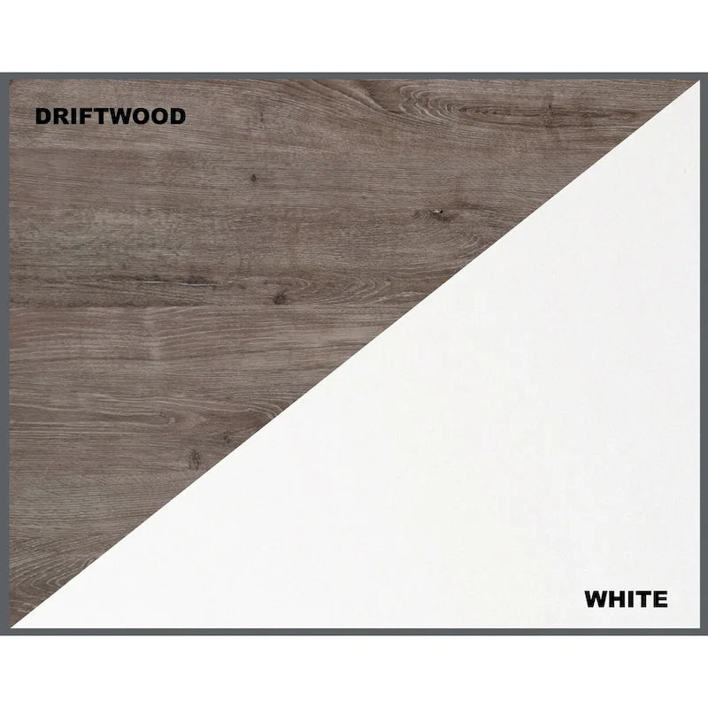 White 2-Door Vertical Filing Cabinet with Hidden Storage